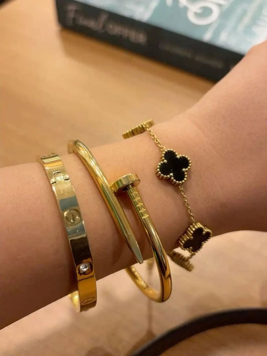 Cartier inspired bracelets 3pc