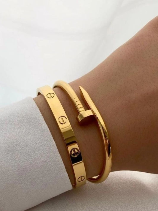 Cartier inspir Kada Bangle Combo
