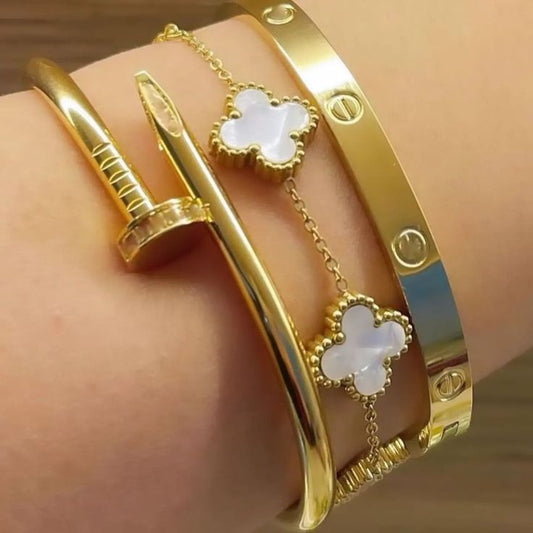 Cartier inspired bracelets 3pc